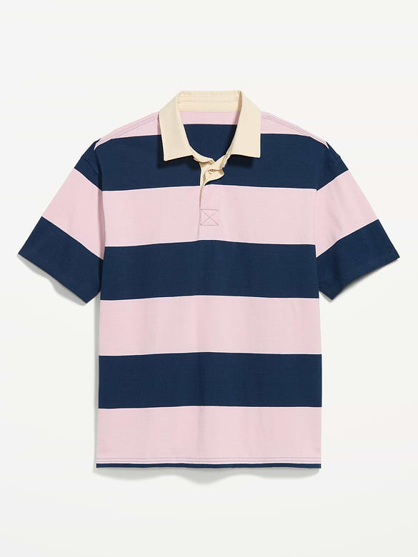 Striped Rugby Polo