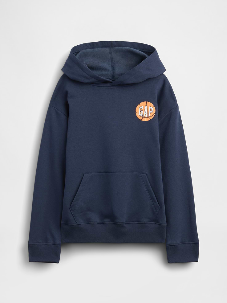 Image 2 of 3, Kids Relaxed Graphic Hoodie