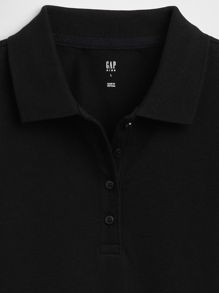 Image number 3 showing, Kids Uniform Stretch Pique Polo Shirt