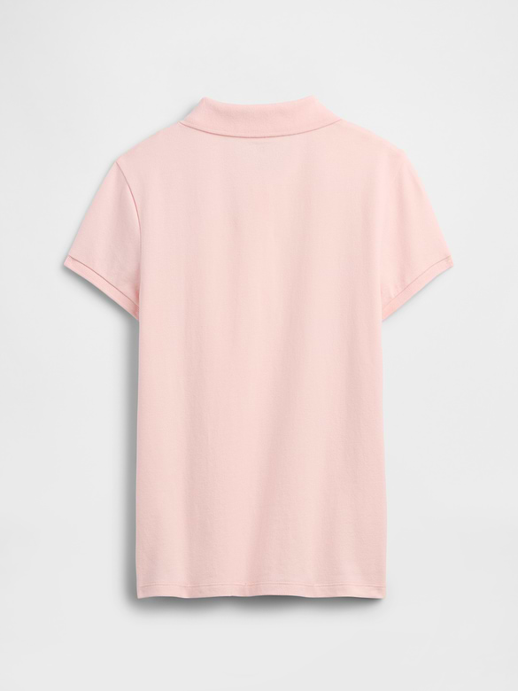 Kids Uniform Stretch Pique Polo Shirt