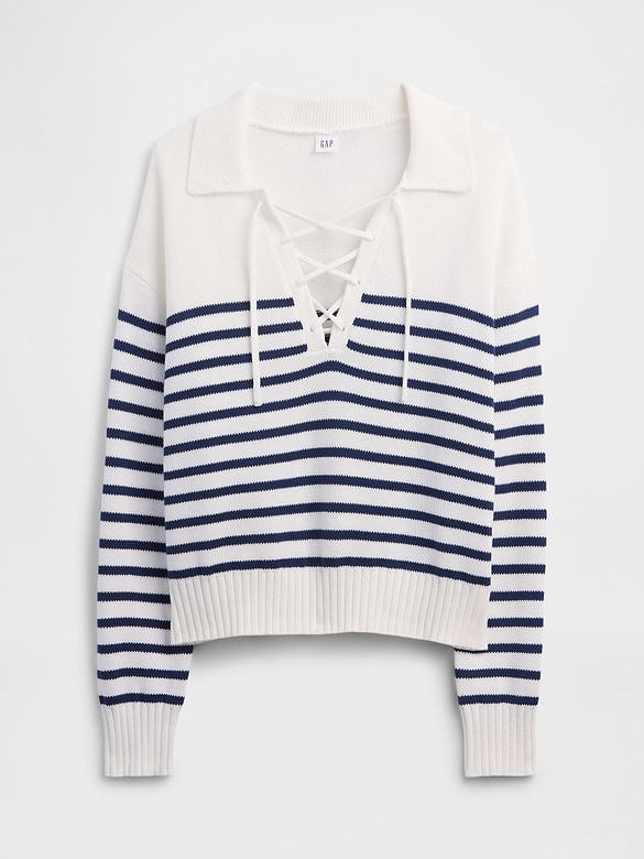 Relaxed Collared Sweater