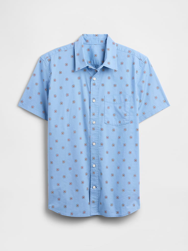 Image number 5 showing, Stretch Poplin Shirt in Standard Fit