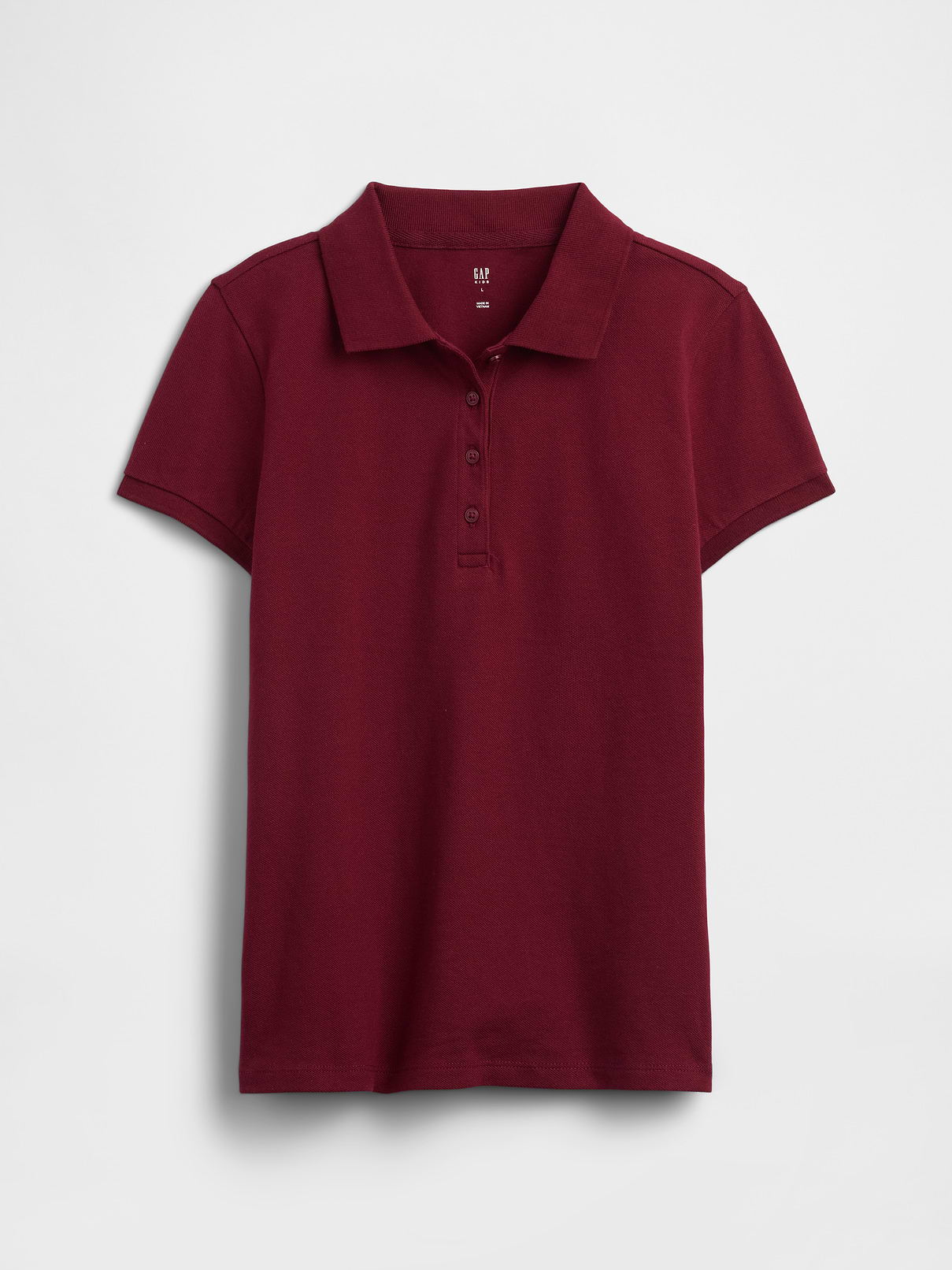 Image number 1 showing, Kids Uniform Stretch Pique Polo Shirt