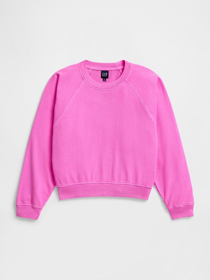 Image number 6 showing, VintageSoft Terry Raglan Sweatshirt