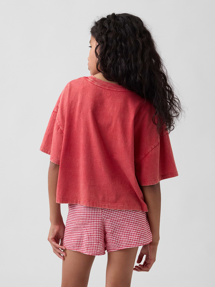 Image number 3 showing, Kids Oversized Boxy Graphic T-Shirt