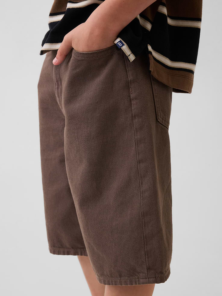 Image number 5 showing, Kids Baggy Denim Shorts