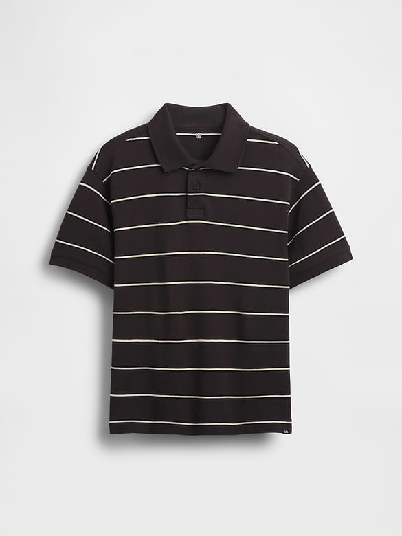 Kids Relaxed Pique Polo Shirt