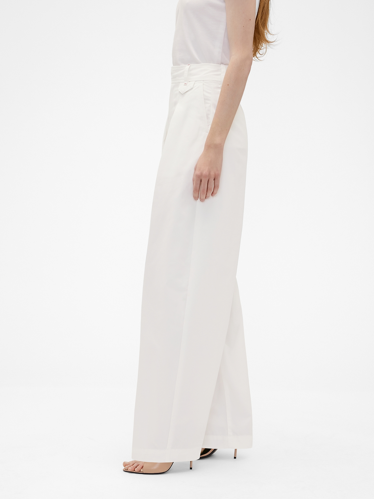 Gap × Victoria Beckham High Rise Pleated Arc Trouser | Gap