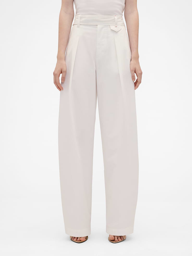 Image number 2 showing, Gap × Victoria Beckham High Rise Pleated Arc Trouser