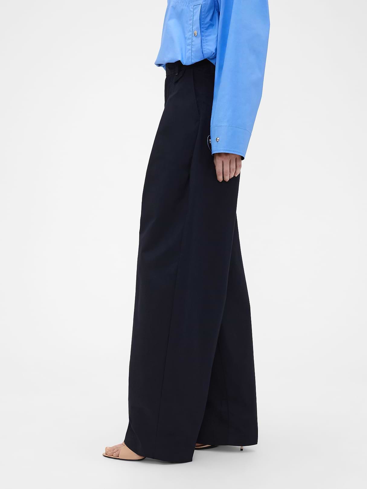 Gap × Victoria Beckham High Rise Pleated Arc Trouser | Gap
