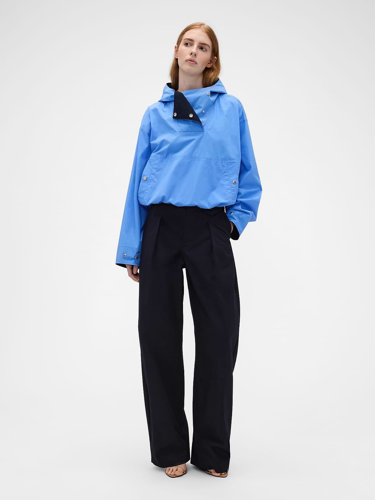 Gap × Victoria Beckham High Rise Pleated Arc Trouser | Gap