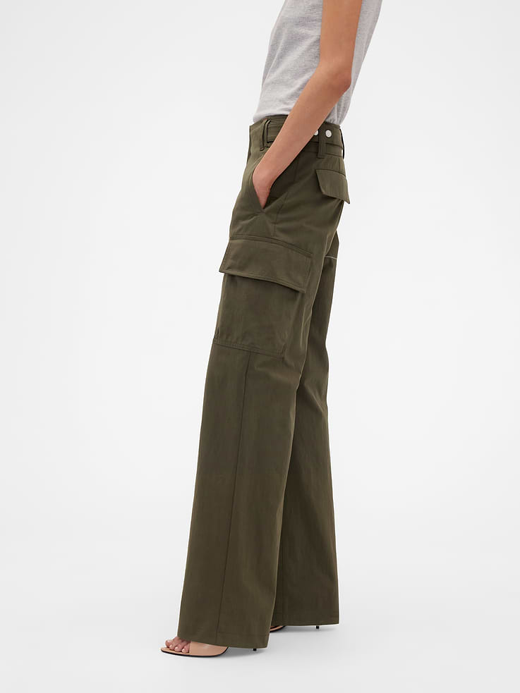 Image number 3 showing, Gap × Victoria Beckham High Rise Cargo Pants