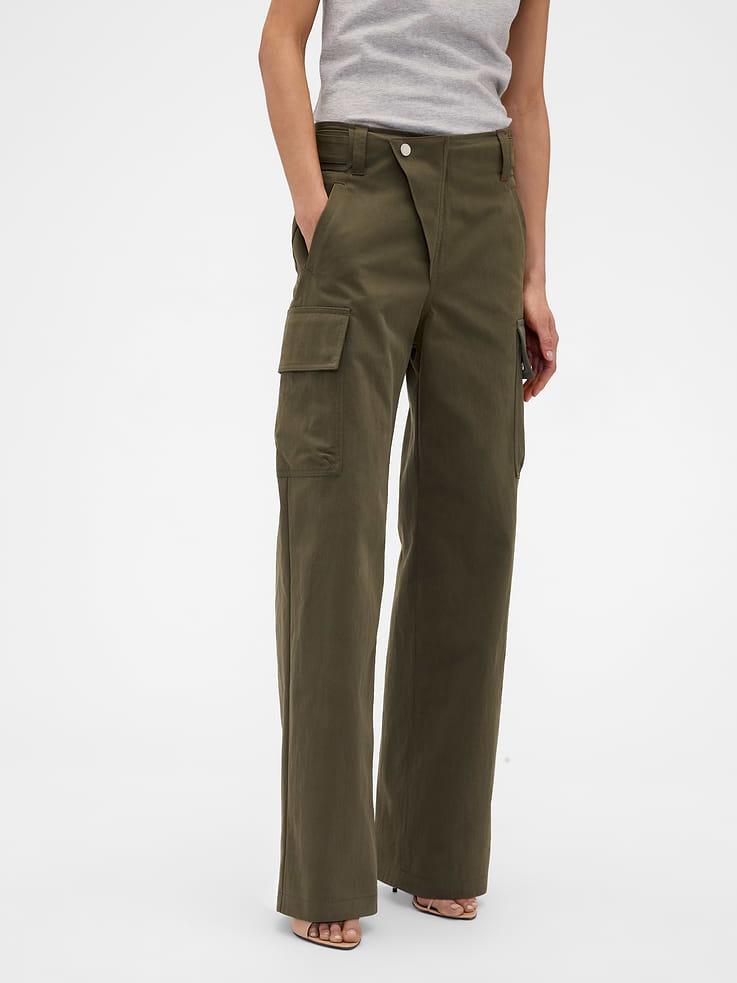 Image number 2 showing, Gap × Victoria Beckham High Rise Cargo Pants