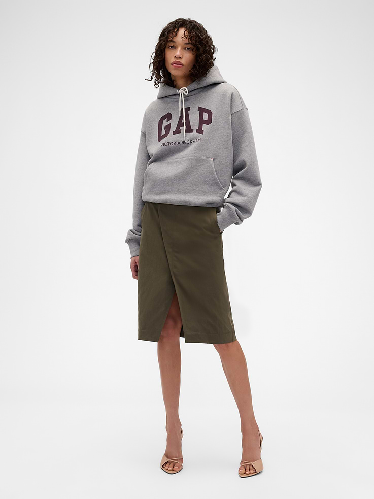 Image 2 of 4, Gap × Victoria Beckham Heavyweight French Terry Hoodie