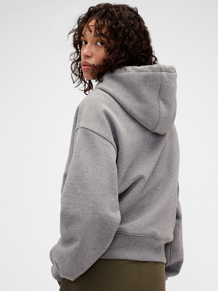 Image 3 of 4, Gap × Victoria Beckham Heavyweight French Terry Hoodie