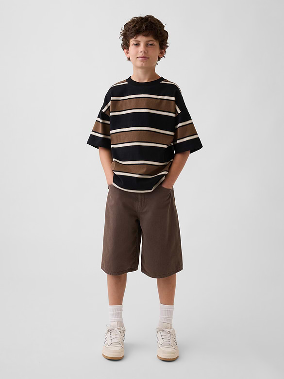 Kids Baggy Denim Shorts