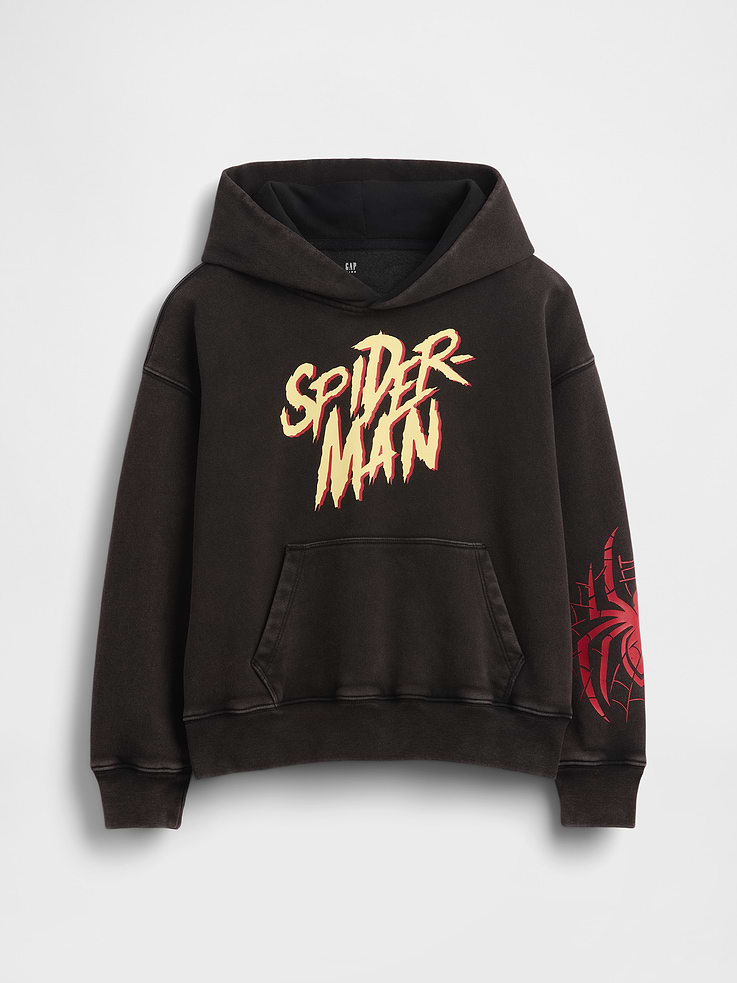 Image number 2 showing, Kids Marvel VintageSoft Spider-Man Relaxed Hoodie