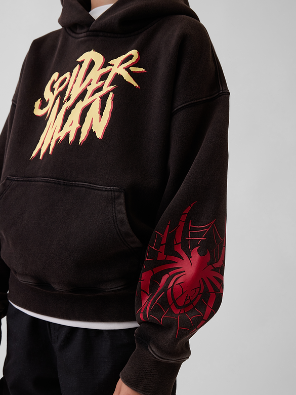 Kids Marvel VintageSoft Spider-Man Relaxed Hoodie
