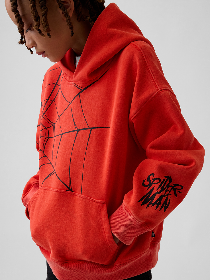 Image number 5 showing, Kids Marvel VintageSoft Spider-Man Relaxed Hoodie