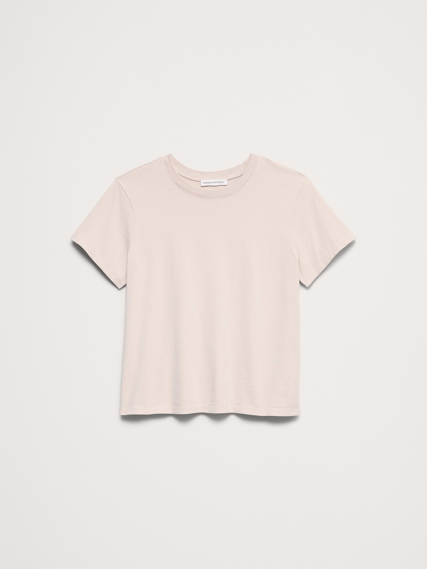 L'image numéro 7 présente T-SHIRT RAS DU COU EN COTON RÉTRO