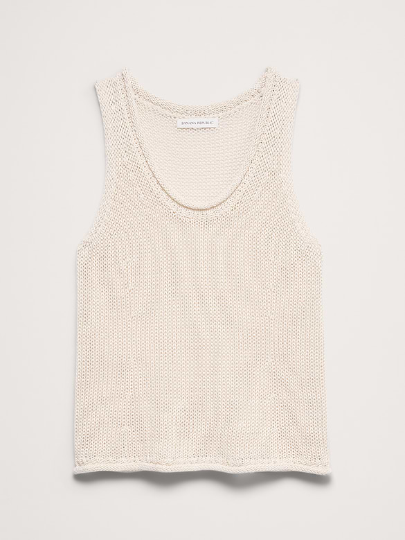 Heirloom Linen Sweater Tank