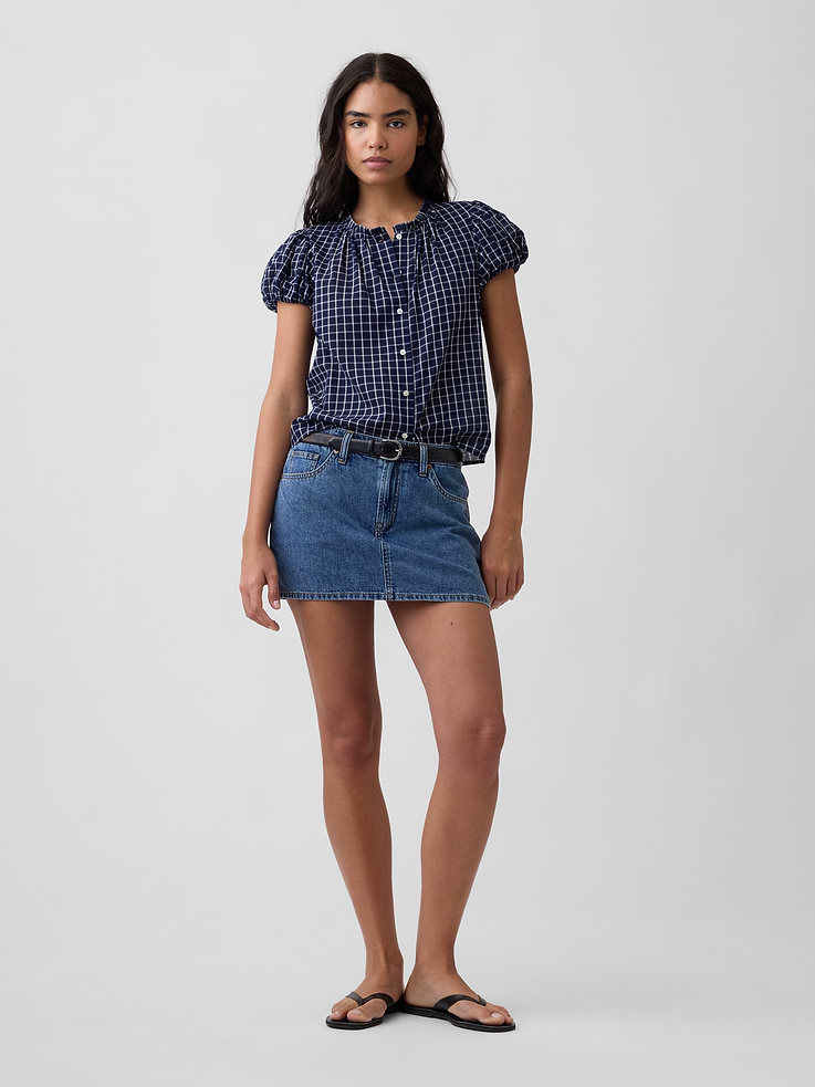 Image number 3 showing, Print Puff Sleeve Top