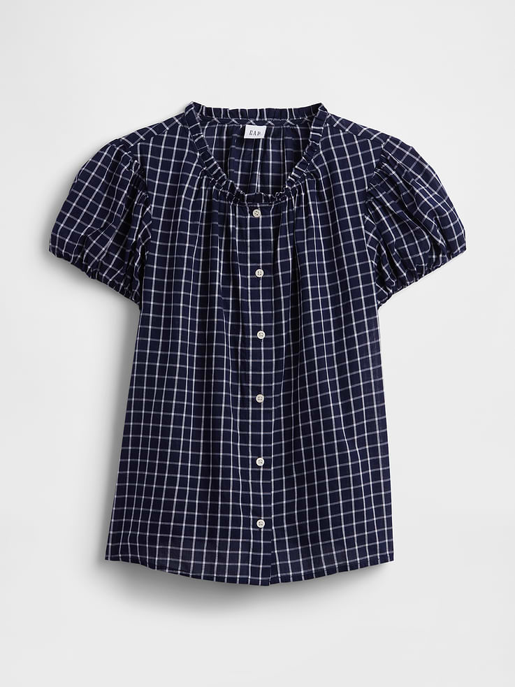 Image number 5 showing, Print Puff Sleeve Top