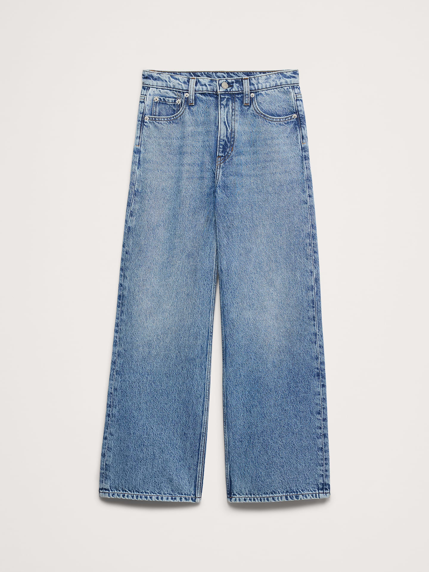 Image number 6 showing, The Icon Classic Wide-Leg Crop Jean