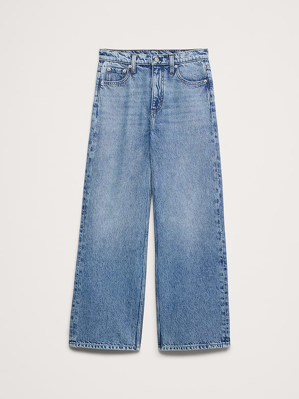 The Icon Classic Wide-Leg Crop Jean