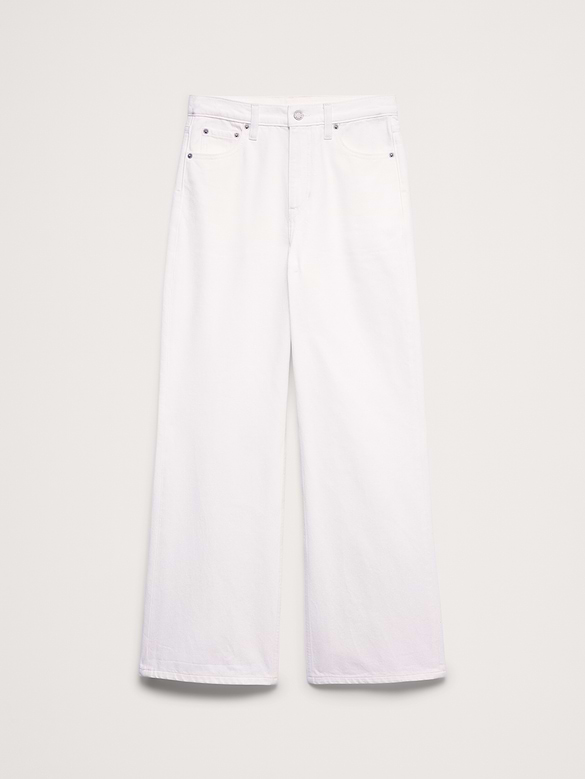 The Icon Classic Wide-Leg Crop Jean