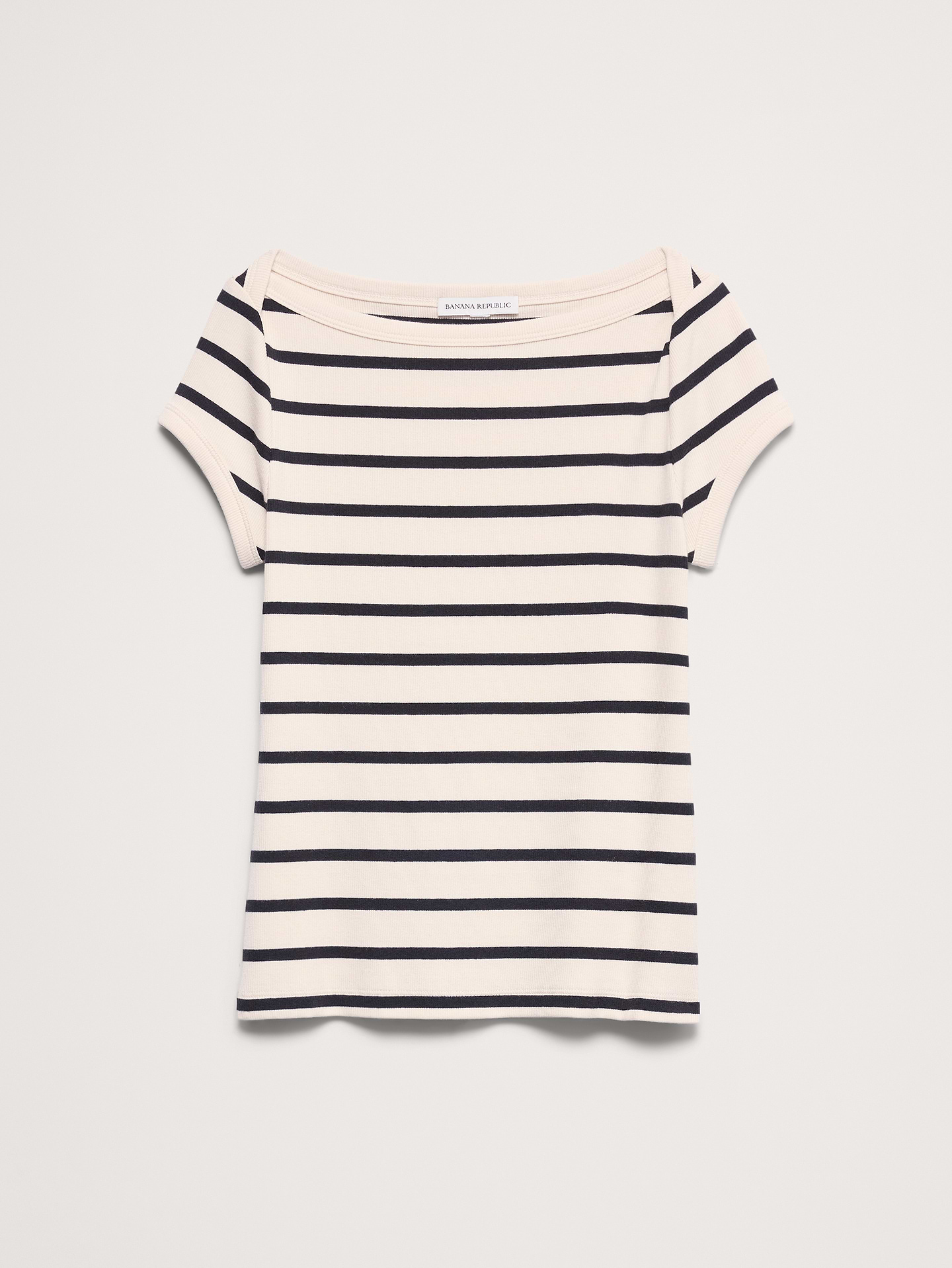 Image number 4 showing, Ribbed Boatneck Top