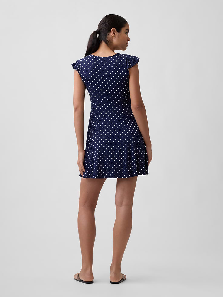 Image number 2 showing, V-Neck Mini Dress