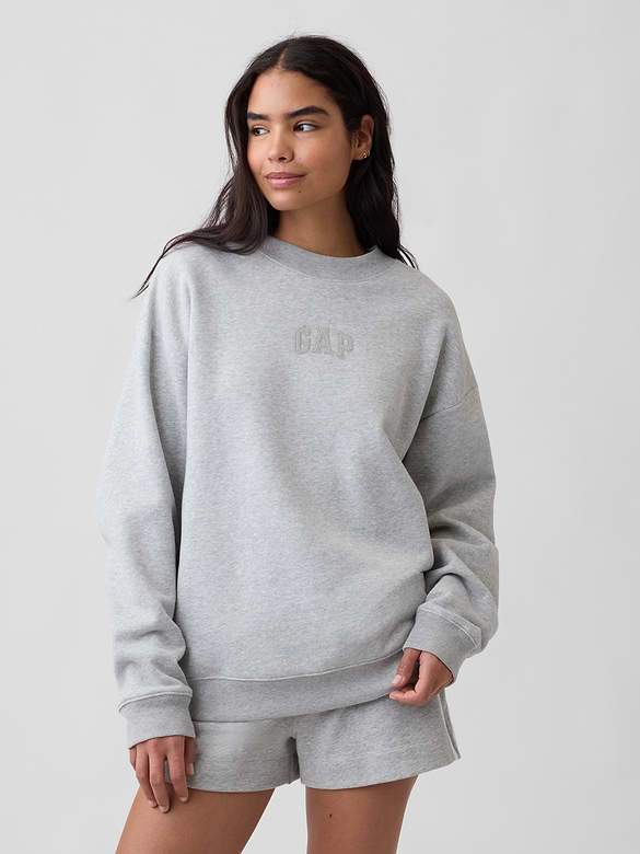 Adult Relaxed Gap Mini-Logo Sweatshirt