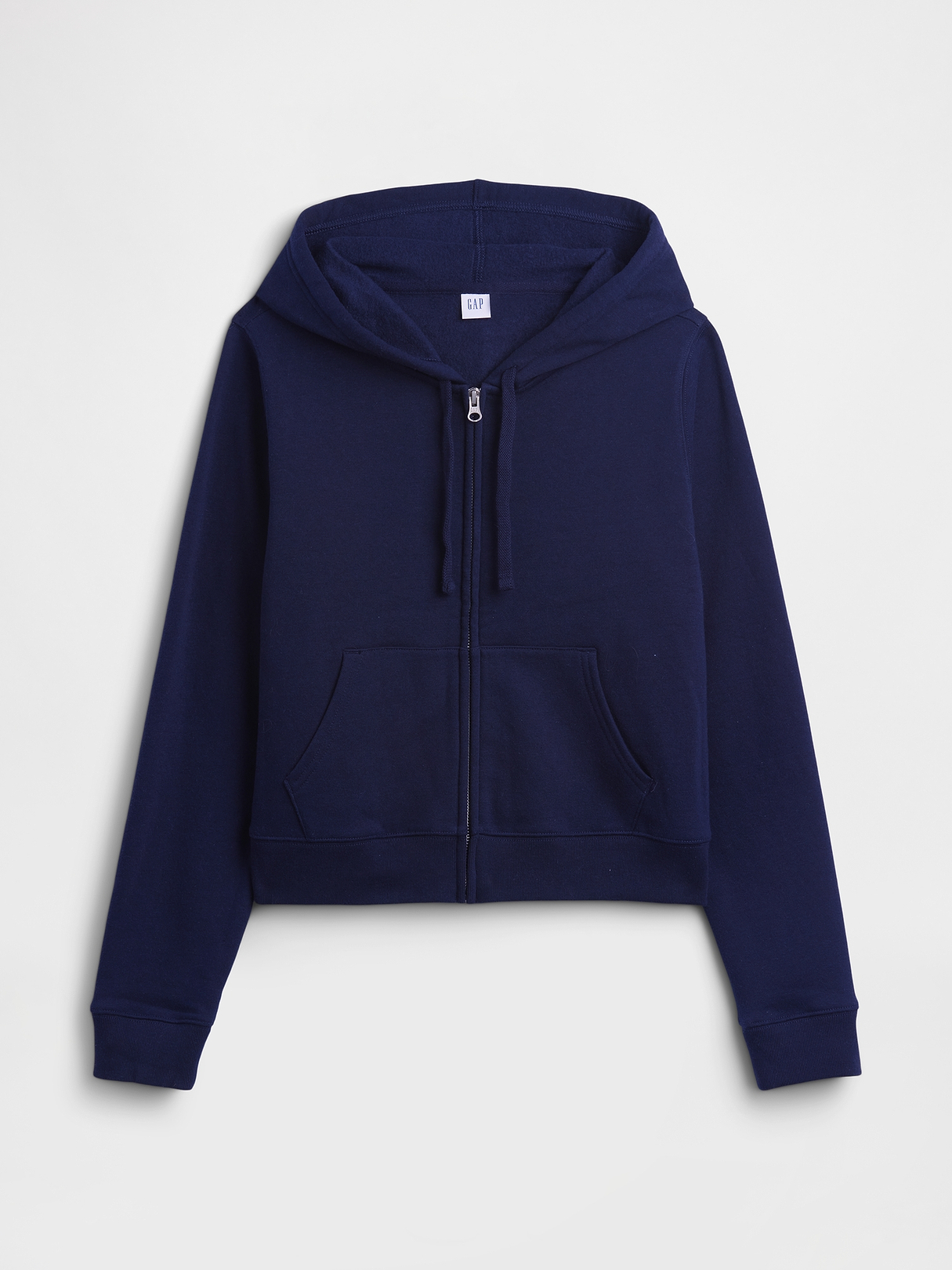 Cropped Fleece Zip Hoodie | Gap Factory