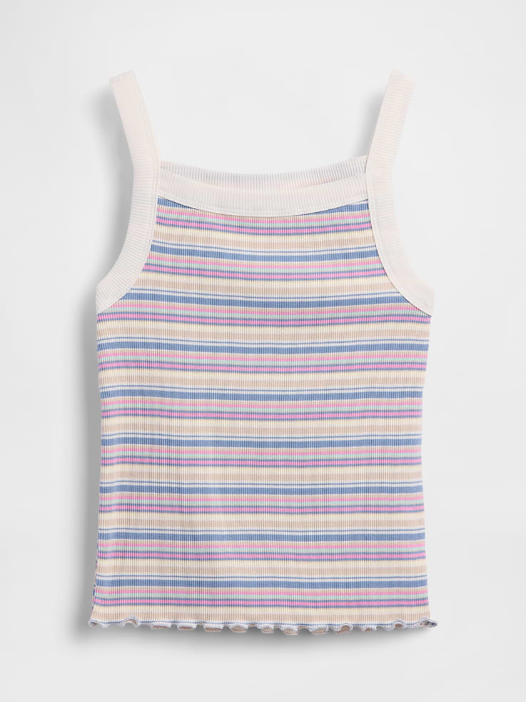 Image number 2 showing, Kids Rib Square-Neck Tank Top