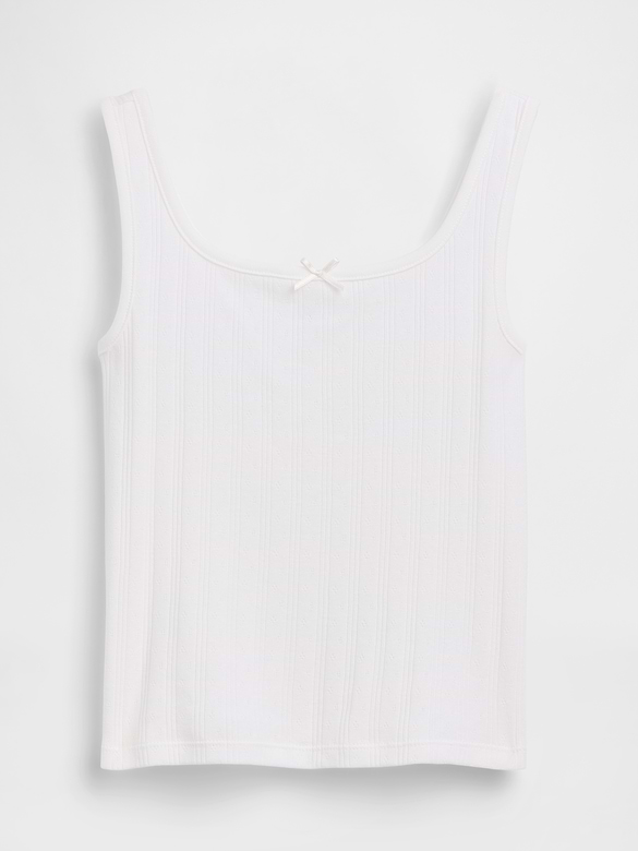 Kids Pointelle Tank Top