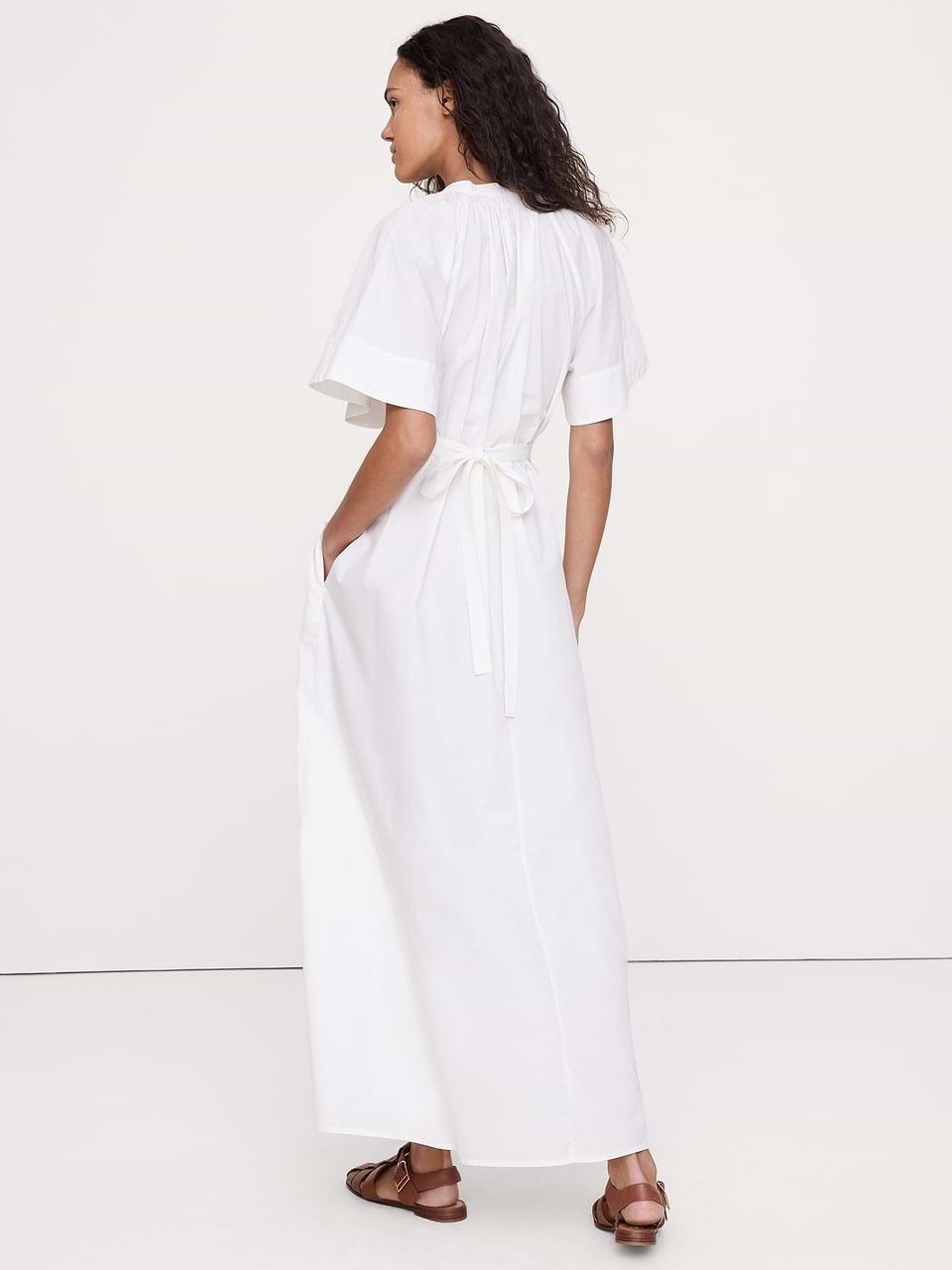 Tie-Back Maxi Dress