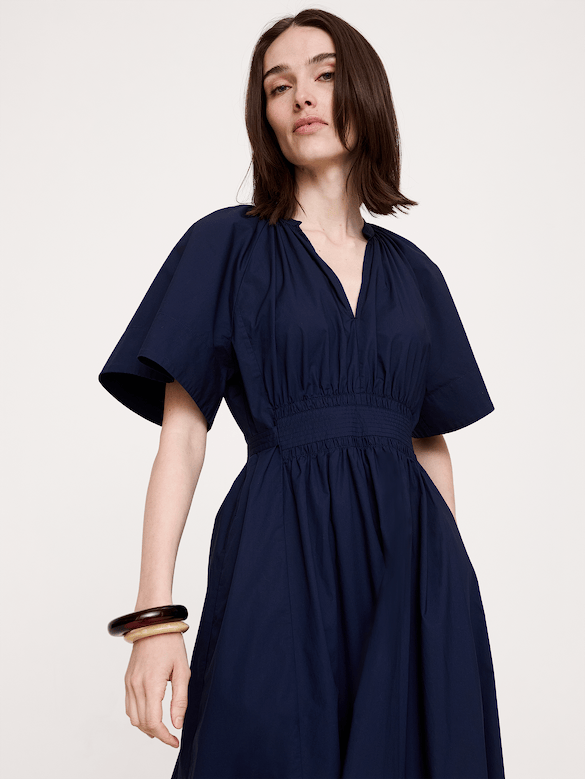 Tie-Back Maxi Dress