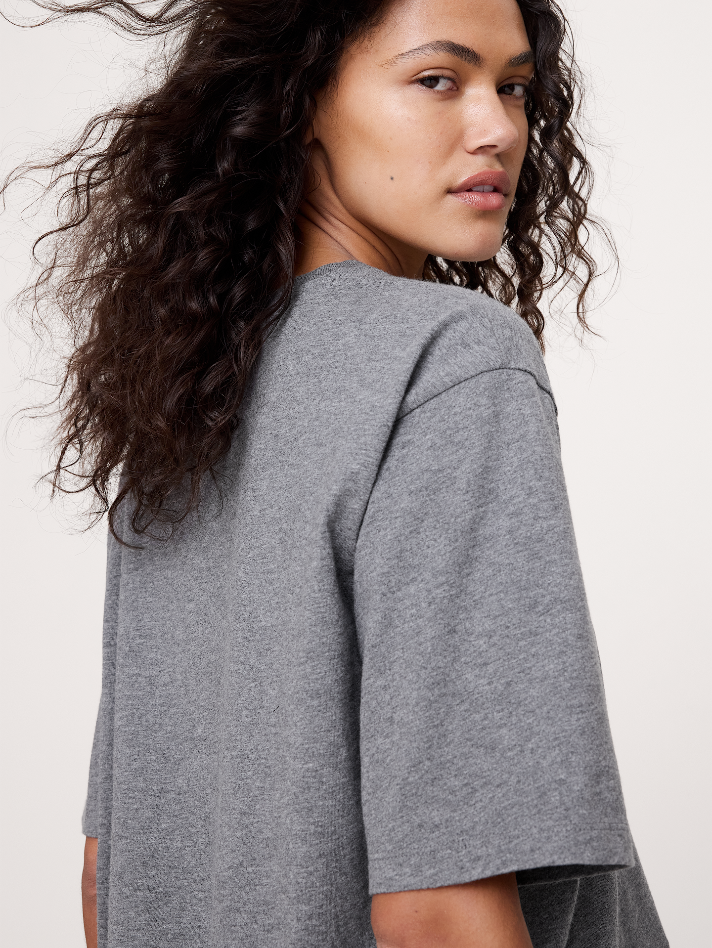 Image number 5 showing, Oversized Vintage Cotton T-Shirt