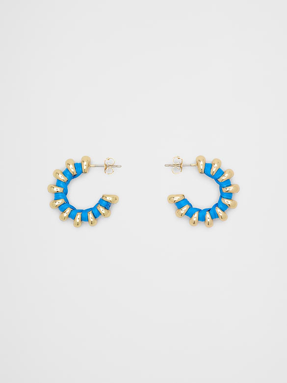 Thread Huggie Earrings