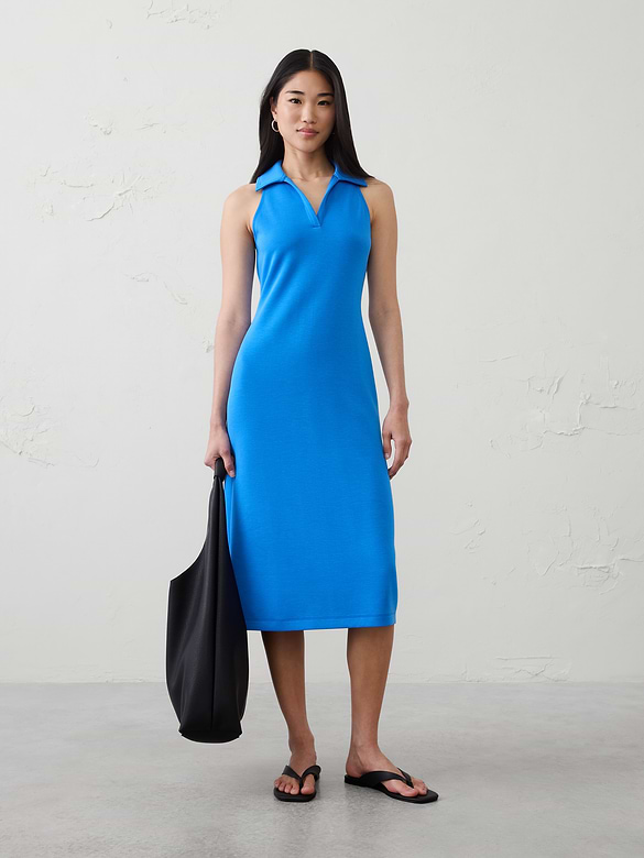 Soft Touch Halter Midi Dress