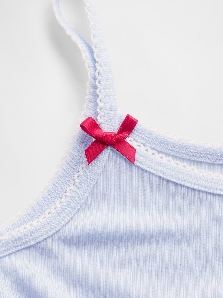 Image 4 de 4, Camisole de pyjama côtelée en matière recyclée pour Enfant