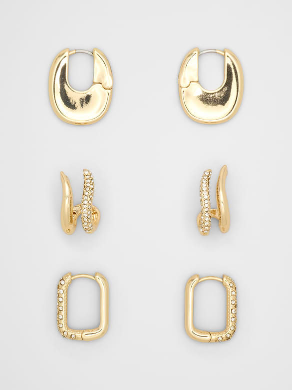 Pave Earring Set