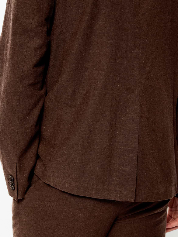 Relaxed Unlined Linen-Blend Blazer