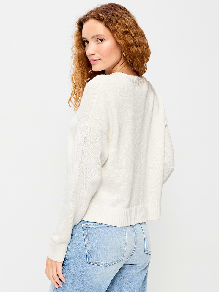 Image number 2 showing, Crew-Neck Graphic Sweater