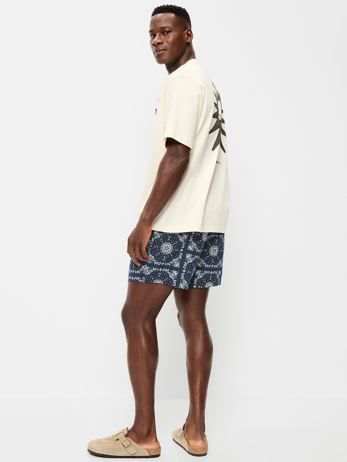 Linen-Blend Jogger Shorts -- 5-inch inseam | Old Navy