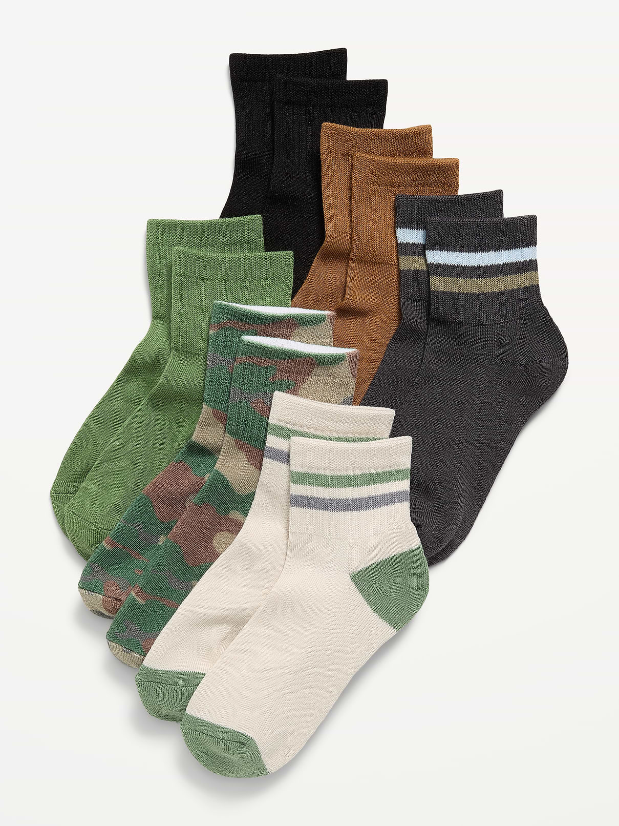 Image number 1 showing, Crew Socks 6-Pack for Boys