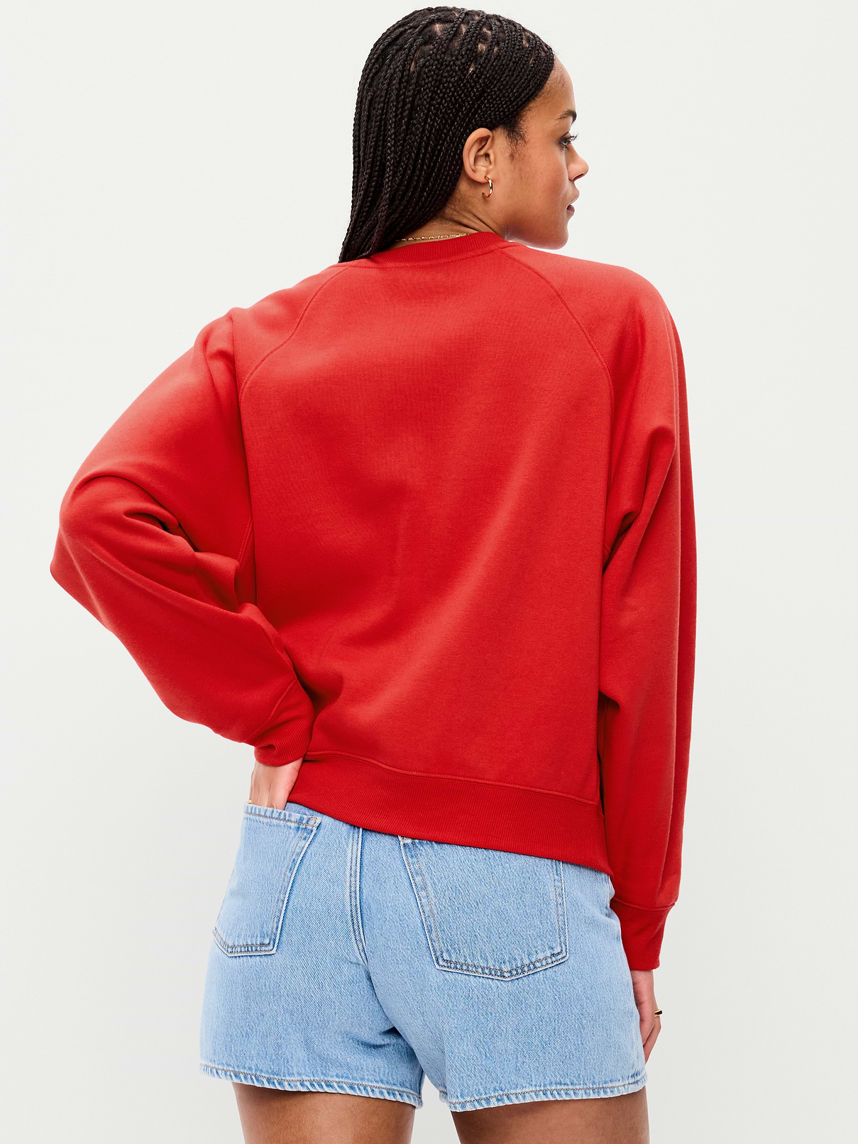 Image number 2 showing, Oversized Raglan Graphic Sweatshirt
