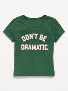 Image number 1 showing, Fitted Short-Sleeve T-Shirt for Girls
