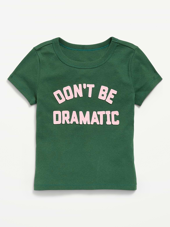 Fitted Short-Sleeve T-Shirt for Girls